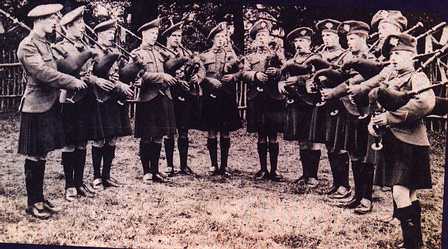 The Pipe Band 1917