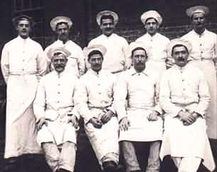 During the years between 1918 & 1939 the Regimental Chefs were in full swing cooking for the MICKS. This photo was taken in 1920