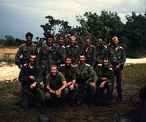 Members of 10 Platoon 4 Company 1989